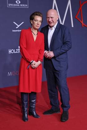 Medienboard-Party 2026 Sarah Duve-Schmid, Kai Wegner Party der Medienboard Berlin-Brandenburg 2026, Holzmarkt Berlin, Datum: 14.02.2026 Copyright: xEventpress Kratschx