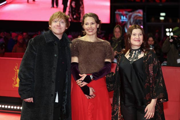 February 14, 2026, Berlin, Brandenburg, Germany: The 76 Berlinale Film Festival is taking place in Berlin from February 12 to 22, 2026. Nightborn film red carpet. Rupert Grint, Seidi Haarla; Hanna Bergholm attended the opening Red Carpet Berlin Germany - ZUMAt227 20260214_zip_t227_028 Copyright: xMarinaxTakimotox