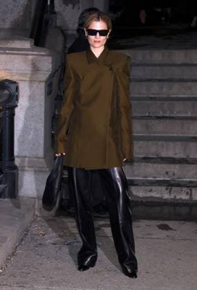 NYFW - Celebs at The Khaite Fashion Show Louisa Jacobson attends the Khaite show during the New York Fashion Week, NY on February 14, 2026. Photo by Charles Guerin ABACAPRESS.COM New York NY United States  Copyright: xGuerinxCharles ABACAx