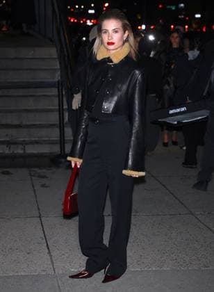 NYFW - Celebs at The Khaite Fashion Show attends the Khaite show during the New York Fashion Week, NY on February 14, 2026. Photo by Charles Guerin ABACAPRESS.COM New York NY United States  Copyright: xGuerinxCharles ABACAx