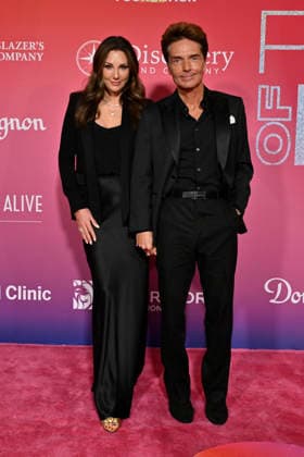 Feb. 14, 2026 - Las Vegas, Nevada, U.S. - Model, actress, TV host Daisy Fuentes (L) and musician Richard Marx attend the annual Keep Memory Alive Power of Love gala benefit for the Cleveland Clinic Lou Ruvo Center for Brain Health at MGM Grand Garden Arena on February 14, 2026 in Las Vegas, Nevada. Las Vegas USA - ZUMAbk3_ 20260214_zaf_bk3_037 Copyright: xDavidxBeckerx