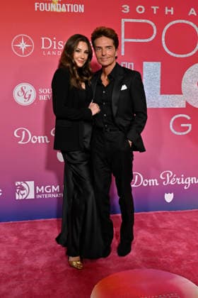 Feb. 14, 2026 - Las Vegas, Nevada, U.S. - Model, actress, TV host Daisy Fuentes (L) and musician Richard Marx attend the annual Keep Memory Alive Power of Love gala benefit for the Cleveland Clinic Lou Ruvo Center for Brain Health at MGM Grand Garden Arena on February 14, 2026 in Las Vegas, Nevada. Las Vegas USA - ZUMAbk3_ 20260214_zaf_bk3_039 Copyright: xDavidxBeckerx