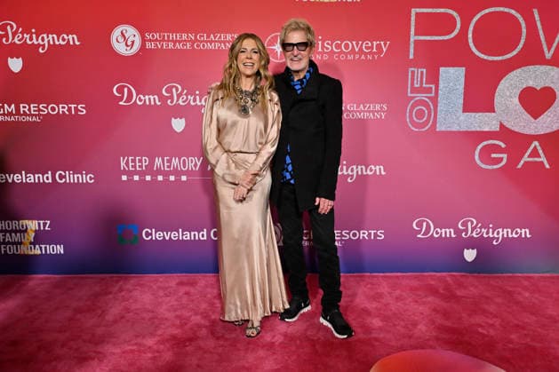 Feb. 14, 2026 - Las Vegas, Nevada, U.S. - Singer-songwriter Rita Wilson (L) and singer Kevin Cronin of REO Speedwagon attend the annual Keep Memory Alive Power of Love gala benefit for the Cleveland Clinic Lou Ruvo Center for Brain Health at MGM Grand Garden Arena on February 14, 2026 in Las Vegas, Nevada. Las Vegas USA - ZUMAbk3_ 20260214_zaf_bk3_056 Copyright: xDavidxBeckerx