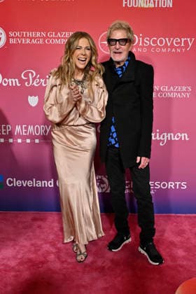 Feb. 14, 2026 - Las Vegas, Nevada, U.S. - Singer-songwriter Rita Wilson (L) and singer Kevin Cronin of REO Speedwagon attend the annual Keep Memory Alive Power of Love gala benefit for the Cleveland Clinic Lou Ruvo Center for Brain Health at MGM Grand Garden Arena on February 14, 2026 in Las Vegas, Nevada. Las Vegas USA - ZUMAbk3_ 20260214_zaf_bk3_058 Copyright: xDavidxBeckerx