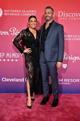 Feb. 14, 2026 - Las Vegas, Nevada, U.S. - Singer-songwriter Rachel Platten (L) and Kevin Lazan attend the annual Keep Memory Alive Power of Love gala benefit for the Cleveland Clinic Lou Ruvo Center for Brain Health at MGM Grand Garden Arena on February 14, 2026 in Las Vegas, Nevada. Las Vegas USA - ZUMAbk3_ 20260214_zaf_bk3_104 Copyright: xDavidxBeckerx