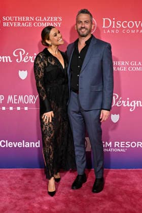Feb. 14, 2026 - Las Vegas, Nevada, U.S. - Singer-songwriter Rachel Platten (L) and Kevin Lazan attend the annual Keep Memory Alive Power of Love gala benefit for the Cleveland Clinic Lou Ruvo Center for Brain Health at MGM Grand Garden Arena on February 14, 2026 in Las Vegas, Nevada. Las Vegas USA - ZUMAbk3_ 20260214_zaf_bk3_106 Copyright: xDavidxBeckerx