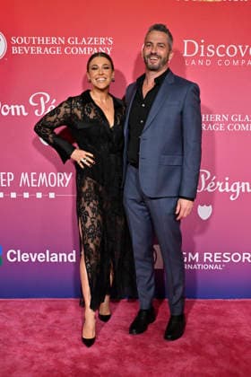 Feb. 14, 2026 - Las Vegas, Nevada, U.S. - Singer-songwriter Rachel Platten (L) and Kevin Lazan attend the annual Keep Memory Alive Power of Love gala benefit for the Cleveland Clinic Lou Ruvo Center for Brain Health at MGM Grand Garden Arena on February 14, 2026 in Las Vegas, Nevada. Las Vegas USA - ZUMAbk3_ 20260214_zaf_bk3_103 Copyright: xDavidxBeckerx