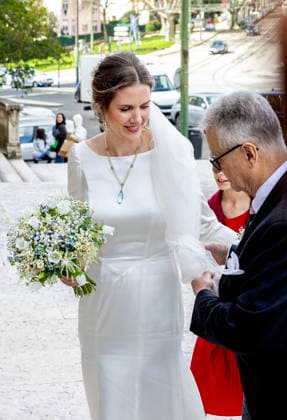 14-02-2026 Portugal Wedding of Princess Leopoldine Eleonore Therese Marie von and zu Liechtenstein and Bruno Walter Pedrosa Joao at the Estrela Basilica in Lisbon, Portugal. Â  Copyright: xPPEx
