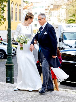 14-02-2026 Portugal Wedding of Princess Leopoldine Eleonore Therese Marie von and zu Liechtenstein and Bruno Walter Pedrosa Joao at the Estrela Basilica in Lisbon, Portugal. Â  Copyright: xPPEx