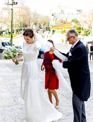 14-02-2026 Portugal Wedding of Princess Leopoldine Eleonore Therese Marie von and zu Liechtenstein and Bruno Walter Pedrosa Joao at the Estrela Basilica in Lisbon, Portugal. Â  Copyright: xPPEx