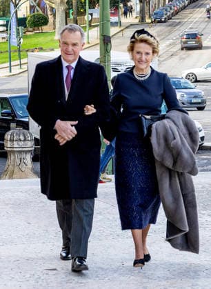 14-02-2026 Portugal Wedding of Princess Leopoldine Eleonore Therese Marie von and zu Liechtenstein and Bruno Walter Pedrosa Joao at the Estrela Basilica in Lisbon, Portugal. Â  Copyright: xPPEx