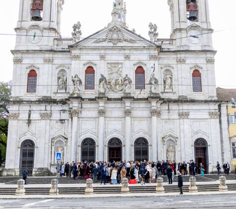 14-02-2026 Portugal Wedding of Princess Leopoldine Eleonore Therese Marie von and zu Liechtenstein and Bruno Walter Pedrosa Joao at the Estrela Basilica in Lisbon, Portugal. Â  Copyright: xPPEx