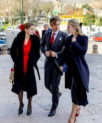 14-02-2026 Portugal Wedding of Princess Leopoldine Eleonore Therese Marie von and zu Liechtenstein and Bruno Walter Pedrosa Joao at the Estrela Basilica in Lisbon, Portugal. Â  Copyright: xPPEx