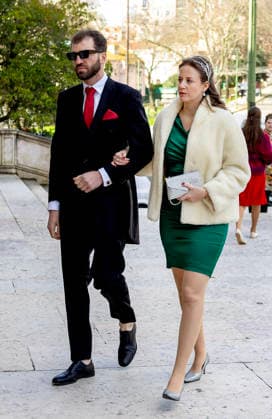 14-02-2026 Portugal Wedding of Princess Leopoldine Eleonore Therese Marie von and zu Liechtenstein and Bruno Walter Pedrosa Joao at the Estrela Basilica in Lisbon, Portugal. Â  Copyright: xPPEx