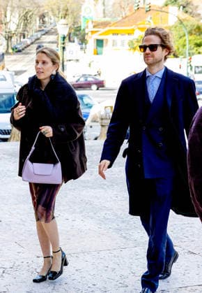 14-02-2026 Portugal Wedding of Princess Leopoldine Eleonore Therese Marie von and zu Liechtenstein and Bruno Walter Pedrosa Joao at the Estrela Basilica in Lisbon, Portugal. Â  Copyright: xPPEx