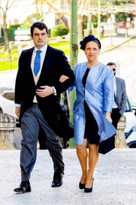 14-02-2026 Portugal Wedding of Princess Leopoldine Eleonore Therese Marie von and zu Liechtenstein and Bruno Walter Pedrosa Joao at the Estrela Basilica in Lisbon, Portugal. Â  Copyright: xPPEx