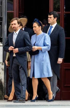 14-02-2026 Portugal Wedding of Princess Leopoldine Eleonore Therese Marie von and zu Liechtenstein and Bruno Walter Pedrosa Joao at the Estrela Basilica in Lisbon, Portugal. Â  Copyright: xPPEx