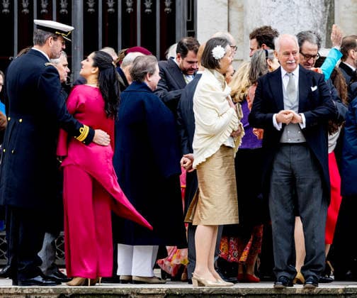 14-02-2026 Portugal Wedding of Princess Leopoldine Eleonore Therese Marie von and zu Liechtenstein and Bruno Walter Pedrosa Joao at the Estrela Basilica in Lisbon, Portugal. Â  Copyright: xPPEx