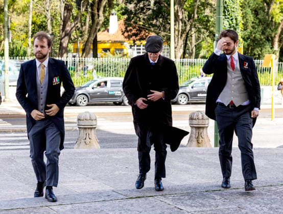 14-02-2026 Portugal Wedding of Princess Leopoldine Eleonore Therese Marie von and zu Liechtenstein and Bruno Walter Pedrosa Joao at the Estrela Basilica in Lisbon, Portugal. Â  Copyright: xPPEx
