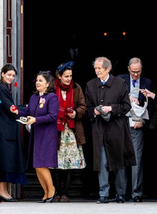 14-02-2026 Portugal Wedding of Princess Leopoldine Eleonore Therese Marie von and zu Liechtenstein and Bruno Walter Pedrosa Joao at the Estrela Basilica in Lisbon, Portugal. Duchess of Braganza and Dom Duarte, Duque of Braganza Â  Copyright: xPPEx