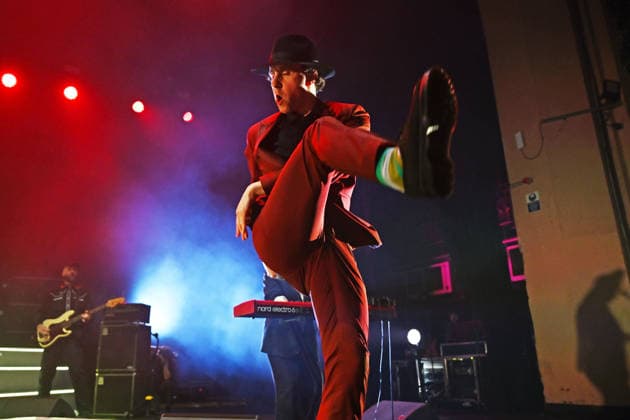 MaxÃ¯mo Park performing at Brixton Academy LONDON, ENGLAND - FEBRUARY 14: Paul Smith of ˜MaxÃ¯mo Park™ performing at Brixton Academy on February 14, 2026 in London, England. CAP MAR MAR Great Britain Copyright: xMartinxHarris CapitalxPicturesx