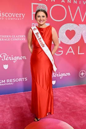 Feb. 14, 2026 - Las Vegas, Nevada, U.S. - National American Miss Nevada 2025 Courtney Taylor attends the annual Keep Memory Alive Power of Love gala benefit for the Cleveland Clinic Lou Ruvo Center for Brain Health at MGM Grand Garden Arena on February 14, 2026 in Las Vegas, Nevada. Las Vegas USA - ZUMAbk3_ 20260214_zaf_bk3_140 Copyright: xDavidxBeckerx