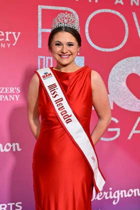 Feb. 14, 2026 - Las Vegas, Nevada, U.S. - National American Miss Nevada 2025 Courtney Taylor attends the annual Keep Memory Alive Power of Love gala benefit for the Cleveland Clinic Lou Ruvo Center for Brain Health at MGM Grand Garden Arena on February 14, 2026 in Las Vegas, Nevada. Las Vegas USA - ZUMAbk3_ 20260214_zaf_bk3_141 Copyright: xDavidxBeckerx
