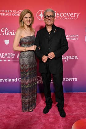 Feb. 14, 2026 - Las Vegas, Nevada, U.S. - Kristie Lagos (L) and Steven Lagos attends the annual Keep Memory Alive Power of Love gala benefit for the Cleveland Clinic Lou Ruvo Center for Brain Health at MGM Grand Garden Arena on February 14, 2026 in Las Vegas, Nevada. Las Vegas USA - ZUMAbk3_ 20260214_zaf_bk3_143 Copyright: xDavidxBeckerx