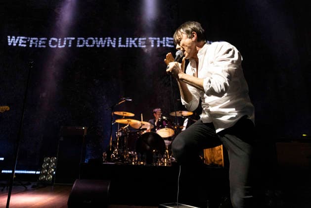 Suede , performs live, at, o2 Cith Hall, Newcastle, Uk, on 14 February 2026 Brett Anderson of Suede , performs live, at, o2 Cith Hall, Newcastle, Uk, on 14 February 2026, Credit:David Wala Avalon England, Tyne and Wear, Newcastle upon Tyne Copyright: xDavidxWalax xAvalonx 1075151159