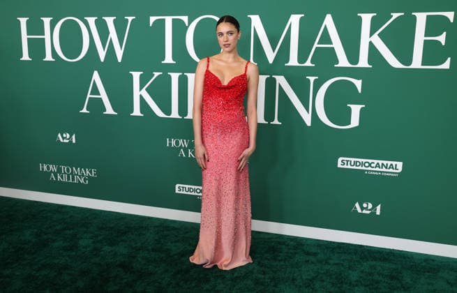 Los Angeles Special Screening Of A24 s How To Make A Killing 14 February, 2026 - Los Angeles, California -Margaret Qualley. Los Angeles Special Screening Of A24 s How To Make A Killing held at AMC The Grove 14 in Los Angeles. Photo Credit: AdMedia Los Angeles CA United States EDITORIAL USE ONLY Copyright: xx ADx admphotostwo968912