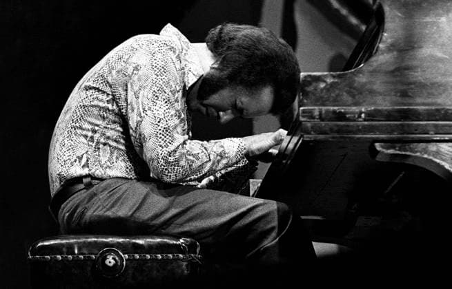 RECORD DATE NOT STATED Hampton Hawes at the Monterey Jazz Festival 1970 EDITORIAL USE ONLY  Copyright: PaulxSlaughterx