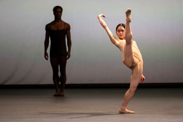 February 15, 2026, London, London, UK: LONDON, UK. Sae Maeda, Royal Ballet, and Marcelino Sambo , Royal Ballet, rehearse Chroma ahead of the 20th anniversary Ballet Icons Gala at the London Coliseum. The Gala features an international cast of ballet stars from the worldÃ¢â‚¬â ¢s most prestigious companies. London UK  - ZUMAl94_ 20260215_zaf_l94_006 Copyright: xStephenxChungx