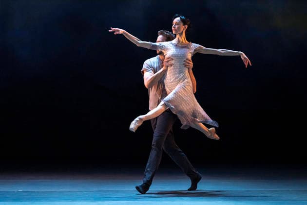 February 15, 2026, London, London, UK: LONDON, UK. LucoÂ­a Lacarra, International Star Dancer, and Matthew Golding, International Star Dancer, rehearse Finding Light ahead of the 20th anniversary Ballet Icons Gala at the London Coliseum. The Gala features an international cast of ballet stars from the worldÃ¢â‚¬â ¢s most prestigious companies. London UK  - ZUMAl94_ 20260215_zaf_l94_019 Copyright: xStephenxChungx