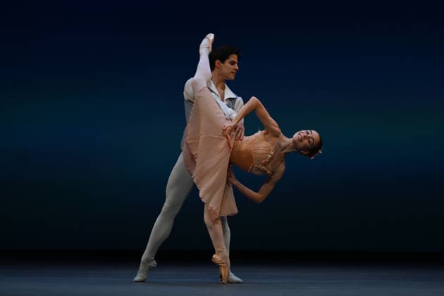 . 15 02 2026. London, United Kingdom. Ballet dancers rehearsing for the 20th anniversary Ballet Icons Gala at the London Coliseum. The gala features an International cast of ballet stars from the worldÕs most prestigious companies, including The Royal Ballet, La Scala, American Ballet Theatre, New York City Ballet and the Paris Opera Ballet.  xHowardxJonesx xi-Imagesx IIM-26572-0011