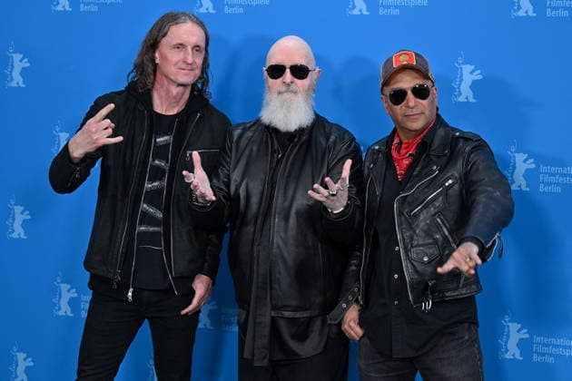 76th Berlin Film Festival Photocall The Ballad Of Judas Priest Sam Dunn, Rob Halford, Tom Morello attending the photocall of the movie The Ballad Of Judas Priest during 76th Berlin International Film Festival in Berlin, Germany on 15 February 2026. Photo by Julien Reynaud APS-Medias ABACAPRESS.COM Berlin  Copyright: xReynaudxJulien APS-Medias ABACAx