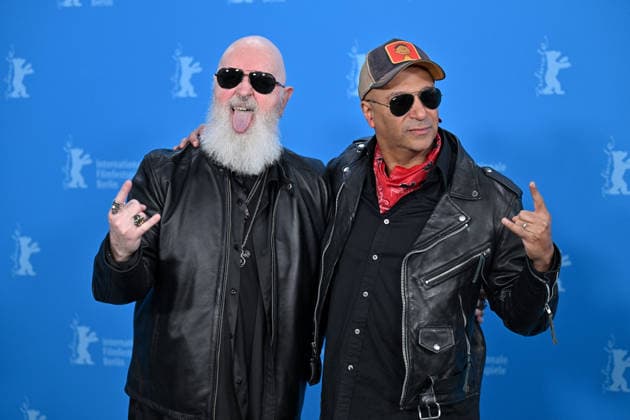 76th Berlin Film Festival Photocall The Ballad Of Judas Priest Rob Halford, Tom Morello attending the photocall of the movie The Ballad Of Judas Priest during 76th Berlin International Film Festival in Berlin, Germany on 15 February 2026. Photo by Julien Reynaud APS-Medias ABACAPRESS.COM Berlin  Copyright: xReynaudxJulien APS-Medias ABACAx