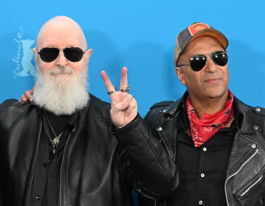 Photocall for The Ballad Of Judas Priest at the 76th Berlinale International Film Festival at the Grand Hyatt Hotel Featuring: Rob Halford, Tom Morello Where: Berlin, Germany When: 15 Feb 2026 Credit: Cover Images EDITORIAL USE ONLY. NOT FOR USE BY NEWSPAPERS BASED IN THE UK. Copyright: xx coverimg55472808