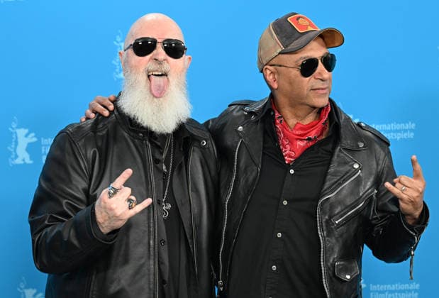 Photocall for The Ballad Of Judas Priest at the 76th Berlinale International Film Festival at the Grand Hyatt Hotel Featuring: Rob Halford, Tom Morello Where: Berlin, Germany When: 15 Feb 2026 Credit: Cover Images EDITORIAL USE ONLY. NOT FOR USE BY NEWSPAPERS BASED IN THE UK. Copyright: xx coverimg55472825