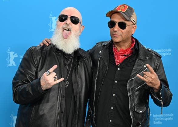 Photocall for The Ballad Of Judas Priest at the 76th Berlinale International Film Festival at the Grand Hyatt Hotel Featuring: Rob Halford, Tom Morello Where: Berlin, Germany When: 15 Feb 2026 Credit: Cover Images EDITORIAL USE ONLY. NOT FOR USE BY NEWSPAPERS BASED IN THE UK. Copyright: xx coverimg55472827