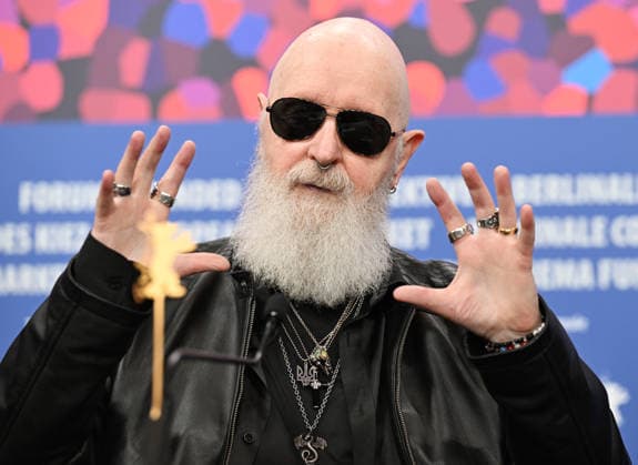 Press conference for The Ballad Of Judas Priest at the 76th Berlinale International Film Festival at the Grand Hyatt Hotel 352920 Featuring: Rob Halford Where: Berlin, Germany When: 15 Feb 2026 Credit: Cover Images EDITORIAL USE ONLY. NOT FOR USE BY NEWSPAPERS BASED IN THE UK. Copyright: xx coverimg55472910
