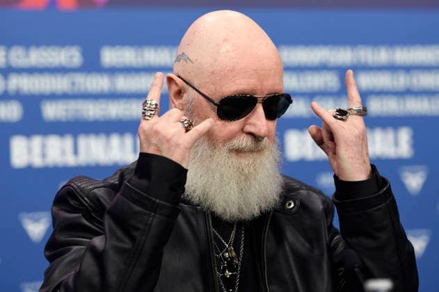 Rob Halford bei der Pressekonferenz zum Dokumentarfilm The Ballad of Judas Priest auf der Berlinale 2026 76. Internationale Filmfestspiele Berlin im Hotel Grand Hyatt. Berlin, 15.02.2026