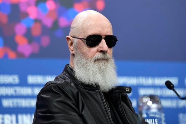 Rob Halford bei der Pressekonferenz zum Dokumentarfilm The Ballad of Judas Priest auf der Berlinale 2026 76. Internationale Filmfestspiele Berlin im Hotel Grand Hyatt. Berlin, 15.02.2026