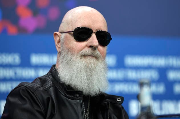 Rob Halford bei der Pressekonferenz zum Dokumentarfilm The Ballad of Judas Priest auf der Berlinale 2026 76. Internationale Filmfestspiele Berlin im Hotel Grand Hyatt. Berlin, 15.02.2026