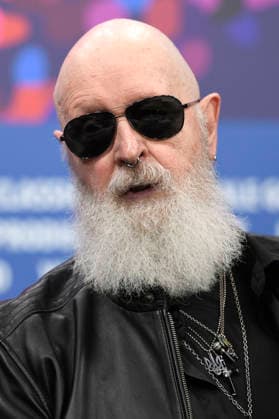 Rob Halford bei der Pressekonferenz zum Dokumentarfilm The Ballad of Judas Priest auf der Berlinale 2026 76. Internationale Filmfestspiele Berlin im Hotel Grand Hyatt. Berlin, 15.02.2026