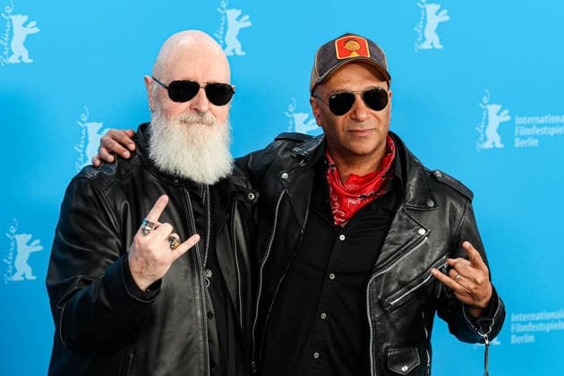 Berlin Berlinale, 76. internationale Filmfestspiele Berlin 2026 Photo Call THE BALLAD OF JUDAS PRIEST Sam Dunn (Regisseur Director) Rob Halford (Protagonist) Tom Morello (Regisseur Director) Berlinale, 76. internationale Filmfestspiele Berlin 2026, 15.02.2026 Copyright: xEibner-Pressefoto RogerxBuerkex EP_RBE
