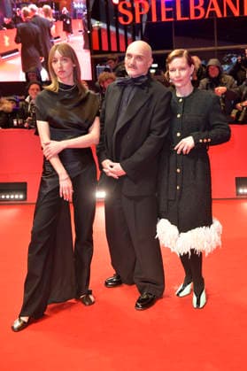 Caro Braun, Markus Schleinzer und Sandra Hüller bei der Premiere des Kinofilms Rose auf der Berlinale 2026 76. Internationale Filmfestspiele Berlin im Berlinale Palast. Berlin, 15.02.2026