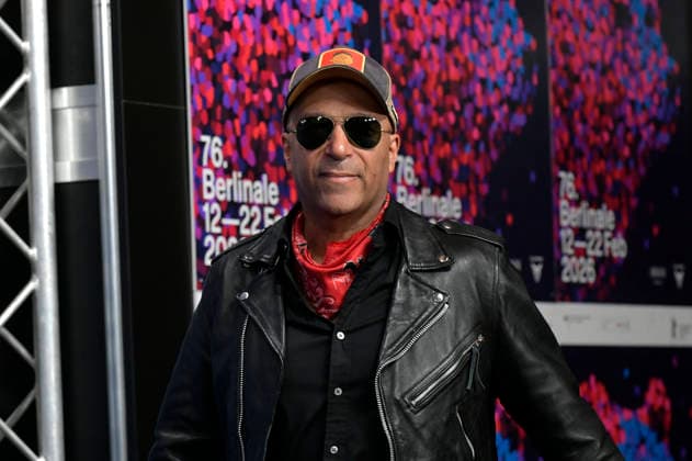 Tom Morello bei der Pressekonferenz zum Dokumentarfilm The Ballad of Judas Priest auf der Berlinale 2026 76. Internationale Filmfestspiele Berlin im Hotel Grand Hyatt. Berlin, 15.02.2026