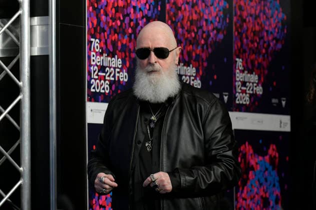Rob Halford bei der Pressekonferenz zum Dokumentarfilm The Ballad of Judas Priest auf der Berlinale 2026 76. Internationale Filmfestspiele Berlin im Hotel Grand Hyatt. Berlin, 15.02.2026