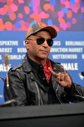 Tom Morello bei der Pressekonferenz zum Dokumentarfilm The Ballad of Judas Priest auf der Berlinale 2026 76. Internationale Filmfestspiele Berlin im Hotel Grand Hyatt. Berlin, 15.02.2026