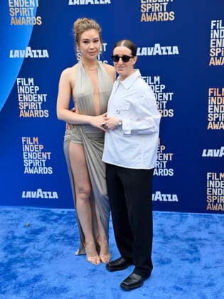 Gabby Windey and Robby Hoffman attend the 41st annual Film Independent Spirit Awards at the Hollywood Palladium in Los Angeles on Sunday, February 15, 2026.  LAP20260215596 JIMxRUYMEN